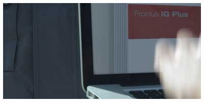 Fronius Laptop Planar-Tracking